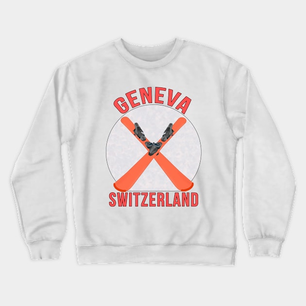 Geneva, Switzerland Crewneck Sweatshirt by DiegoCarvalho